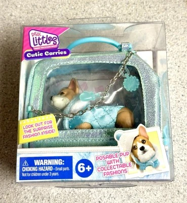 Real Littles Cutie Carries CORGI poseable pup collectable fashions NEW - Image 1 of 3