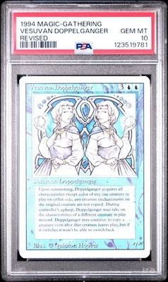1994 MTG Magic VESUVIAN DOPPELGANGER, Revised Ed. PSA 10 Gem Mint! LOW POP (28) - Image 1 of 2