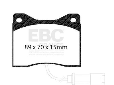 Front Brake Pad Set For 1978-1984 BMW 733i 1979 1980 1981 1982 1983 SV111RH - Image 1 of 4