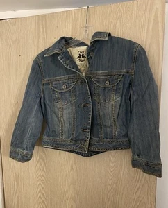 Youth Girls Chelsea And Violet Jeans Size Small Denim Jacket - Picture 1 of 5