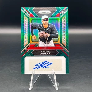Jordan Lawlar 2024 Panini Prizm #SSJL Sensational Signatures Green Prizm RC Auto - Picture 1 of 2