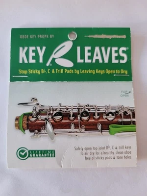 Accesorios para llaves de oboe KeyLeaves: ¡llaves Bb, C y Trill abiertas de forma segura para secar al aire! Foto 1 de 2