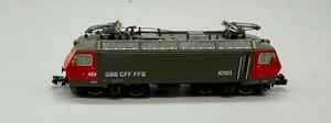 Locomotora eléctrica Roco escala N SBB gris-rojo - usada - funciona - Imagen 1 de 2