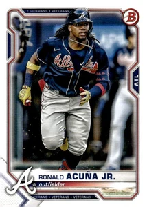 2021 Bowman #62 Ronald Acuña Jr. - Picture 1 of 2