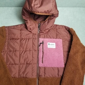 Cotopaxi Trico Hybrid Hooded Jacket Outdoors Hiking Fleece Women Sz Large - Picture 1 of 13