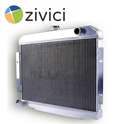 Radiador de rendimiento de aluminio de 3 filas apto para Jeep CJ5/CJ6/CJ7 l6/V8 GAS 1972-1986 85 Foto 1 de 4