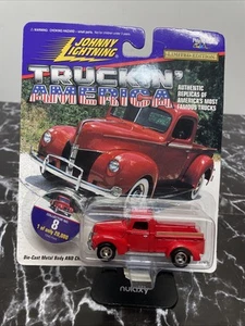 Johnny Lightning Truckin' America #8 1940 Ford Red - Picture 1 of 4