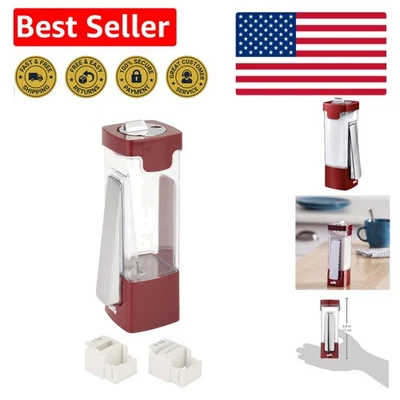 Dispensador Zevro Pro Sugar 'N More - Elegante rojo, herramienta de medición de precisión Foto 1 de 4