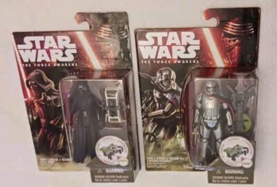 Guerra de las Galaxias El Despertar de la Fuerza - Kylo Ren y el Capitán Figuras Phasma 4" con accesorios  Foto 1 de 4