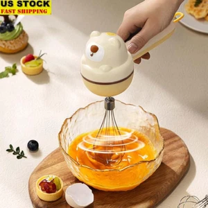 Cordless Hand Mixer Electric Whisk 3 Speed Detachable Beaters Kitchen Essential - Picture 1 of 7