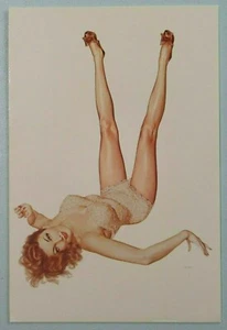 Alberto Vargas 1979 Bantam Gallery Pin-up Art Blank Greeting Card 9633 - Picture 1 of 3
