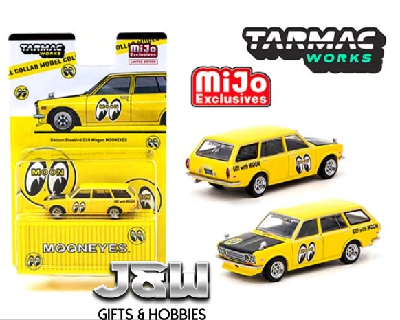 Tarmac Fabbrica Datsun Bluebird 510 Carro Mooneyes Speciale 1/64 - Immagine 1 di 1