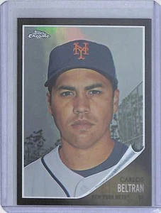 2011 Topps Heritage Black Refractor #C136 Carlos Beltran No 60 of 62 - Picture 1 of 2