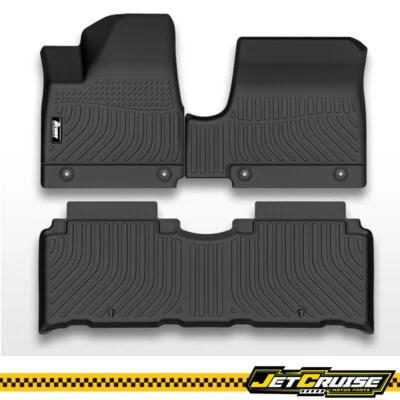 Alfombrillas 3D 3D para Hyundai Ioniq 22-24 forro de alfombra delantera trasera para todo tipo de clima TPE Foto 1 de 4