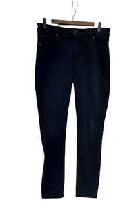 Just Jeans Womens Jeans Size 11 Navy Mid Ankle Length Denim #28# - Picture 1 of 4
