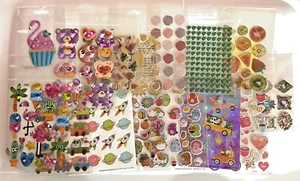 Crafter’s Square Glass Stickers Craft Assorted Lot 15 Pages Over 280 Stickers L4 - Picture 1 of 6