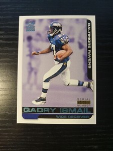 2000 Pacific Paramount Platinum Blue #d/75 Qadry Ismail #17 Ravens Free Shipping