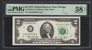 United States-Federal Reserve 2 Dollars 1976 Fr#1935-G (GA Block) About UNC - Picture 1 of 2