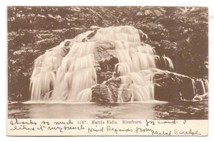 NUOVA ZELANDA 1904 PPC HARRIS FALLS ROUTBURN USATO PER UK - Foto 1 di 2