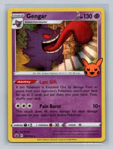 Pokemon Gengar 057/198 Holo Foil Holloween Stamp Card NM - Picture 1 of 2