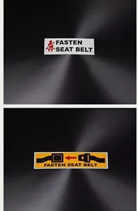 Warning Seat Belt Label Decal with Tier Pricing Car Vehicle Auto Sticker - Picture 1 of 3