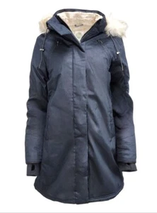 Parka donna HoodLamb nero nordico 5/5 caldo canapa naturale 420 nuovo con etichetta - Foto 1 di 3