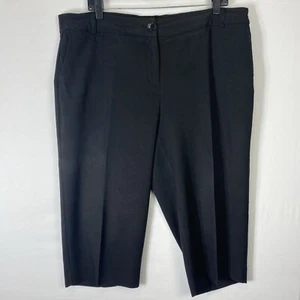 East 5th Woman Pants Size 16W Black Slacks Capri Cropped - Picture 1 of 8