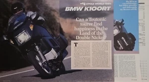 1985 BMW K100RT 6p motorcycle test Print Article - Picture 1 of 1