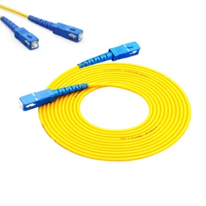 50PCS 3M SC-SC Simplex 9/125 SingleMode SM Fiber Optic Cable Patch Cord Jumper - Bild 1 von 3