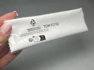 Tom Ford New Authentic White Cleaning Cloth Microfiber For Sunglasses Eyeglasses - Picture 1 of 4