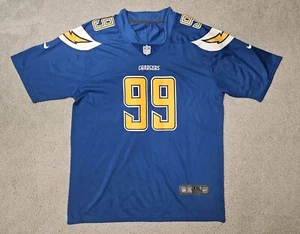 Nike Joey Bosa Los Angeles Chargers Elite On Field Navy Blue Stitched Jersey XXL - Picture 1 of 6