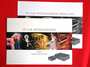Mercedes-Benz 1996 entretenimiento en automóvil folleto y lista de precios - sintonizador de CD de radio, etc. - Imagen 1 de 16