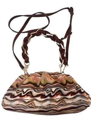 INC International Concepts Bandolera Bolso sin asas de hombro Trenza Borgoña Artístico Foto 1 de 4