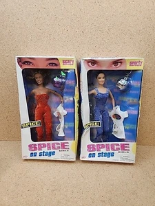 1998 Spice Girls On Stage Scary & Sporty Spice 12" Dolls (2) NEW W/Box Damage - Picture 1 of 9