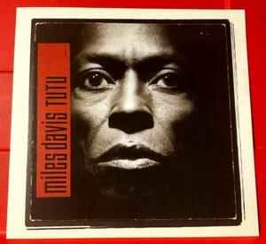 Miles Davis Tutu Album Cover Art PICTURE / PRINT 6.5" x 6.5" - Imagen 1 de 3