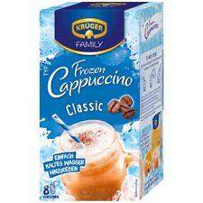 Kruger FROZEN Cappuccino: CLASSIC coffee sticks (8) -FREE SHIPPING