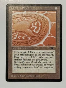 TABLET of EPITYR Magic the Gathering ANTIQUITIES MTG Moderately Played - Picture 1 of 2
