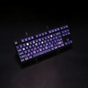 PBT Purple Starry Night Lavender Keycap XDA Profile 126pcs/set for MX