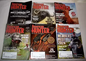American Hunter Magazine Lot of 6 Official Journal of NRA January - June 2024 - Picture 1 of 13