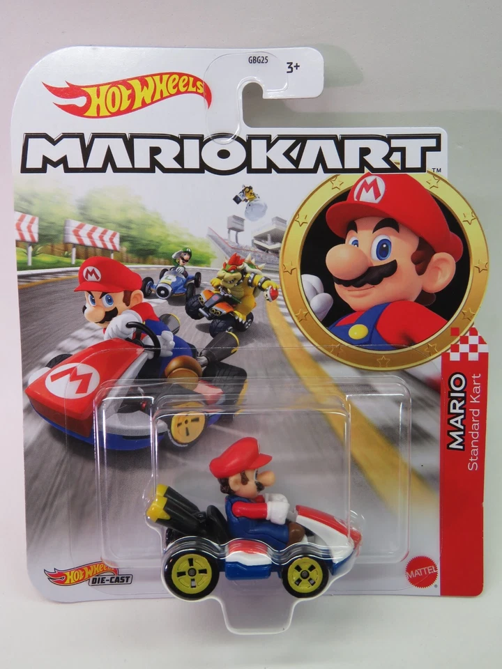 Mattel Hot Wheels Mariokart Gbg26 Mario Standard Karting