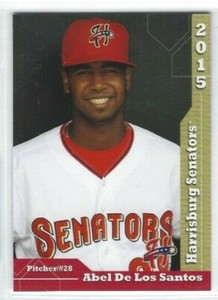2015 Harrisburg Senators (Double-A Washington Nationals) Abel de los Santos