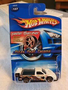 Hot Wheels "Faster Than Ever" Pikes Peak Tacoma Carded w/Protector 1/64