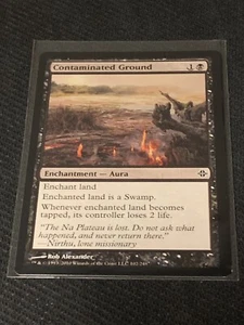 Magic the Gathering Rise of the Eldrazi Contaminated Ground - Picture 1 of 2