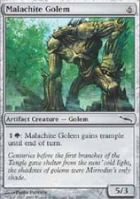 MALACHITE GOLEM Mirrodin MTG Magic the Gathering Cards DJMagic