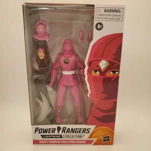 Power Rangers Lightning Collection Mighty Morphin PINK NINJA RANGER FIGURE NIB - Picture 1 of 2