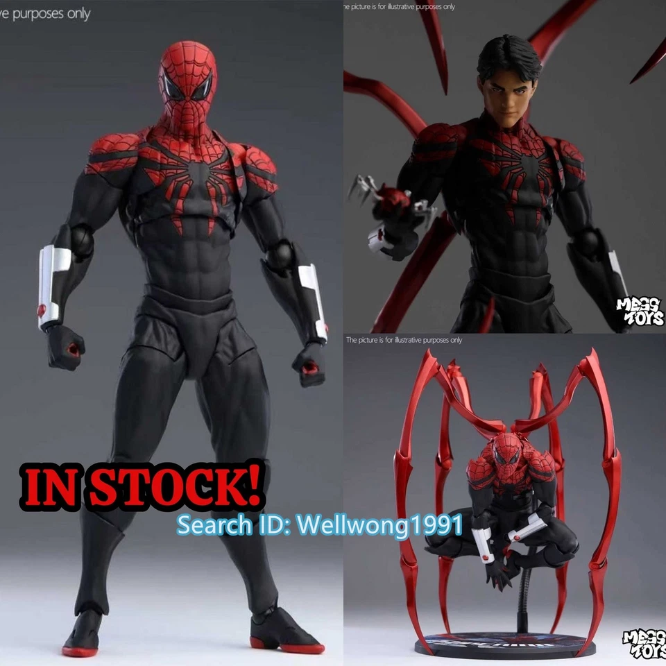 In Stock Mess Toys Superior Spiderman Octopus Spider Action Figure Toy NEW 16cm - Image 1 of 4