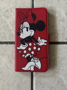 Disney Minnie Mouse iPhone Case 6/6S/7/8 Brand New Wallet Red Opened D-Tech - Picture 1 of 3