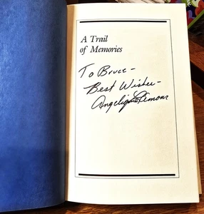 ~ INSCRIBED ~ A Trail of Memories Louis L'Amour quotes by Angelique L'Amour - Bild 1 von 5