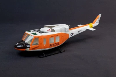 Rumpfset Bell 212 UH-1N Navy Rescue für OMPHobby M1 u.a. 100er Größe - Bild 1 von 4