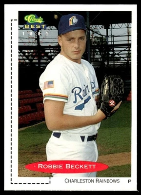 1991 Classic Best Robbie Beckett Charleston Rainbows #162 - Image 1 of 2